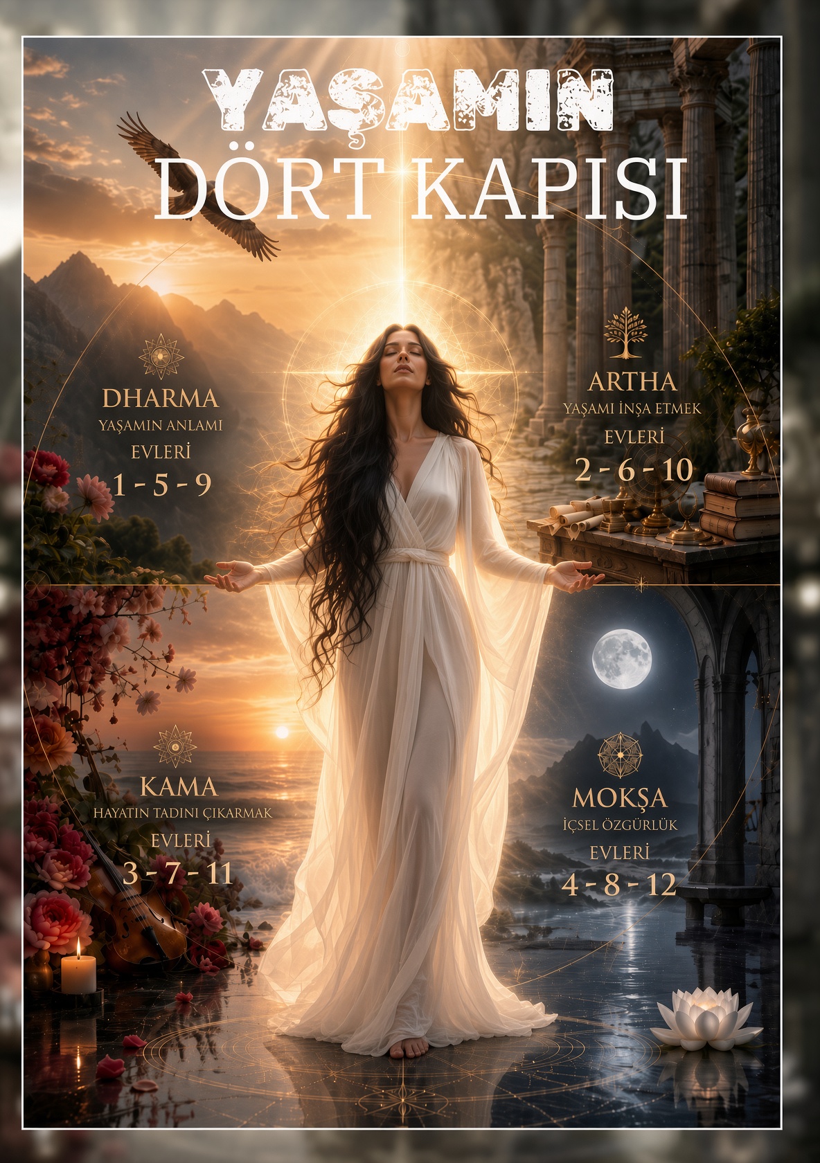 YAŞAMIN DÖRT KAPISI DOĞUM HARİTASINDA DHARMA, ARTHA, KAMA VE MOKSHA EVLERİ ( YAZI DİZİSİ -2 )